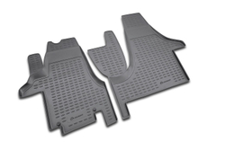 Коврики Standard, в салон VW Transporter 2004- , 2 шт. (полиуретан, чёрные) Element.NLC.51.11.210