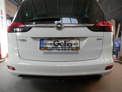 Фаркоп оцинкованный Galia O062C для Opel Zafira Tourer C 2012-(паспорт и сертификат в комплекте)(без электрики)
