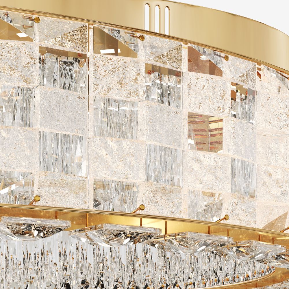 Люстра потолочная светодиодная Maytoni Castello MOD336CL-L100G3K