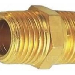 Штуцер латунный с наружными резьбами 1/2''X 3/8''(конус) Forsage F-CS-C-013-1