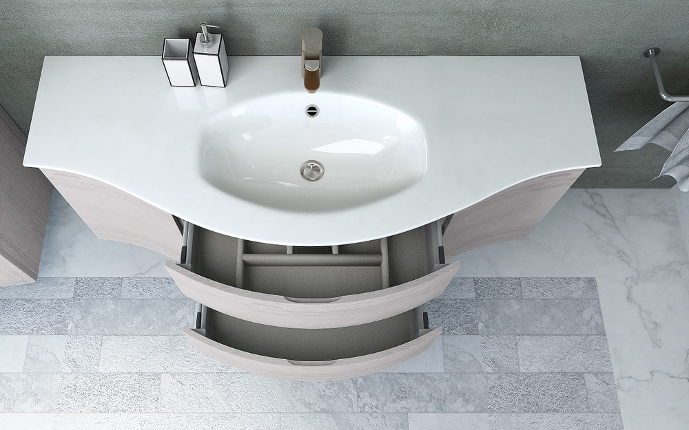 Мебель для ванной Cezares VAGUE 138 Rovere sbiancato