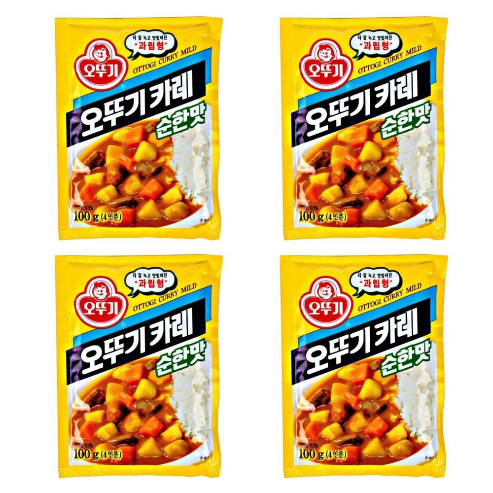 Соус карри Ottogi Mild неострый 100 г x 4 шт