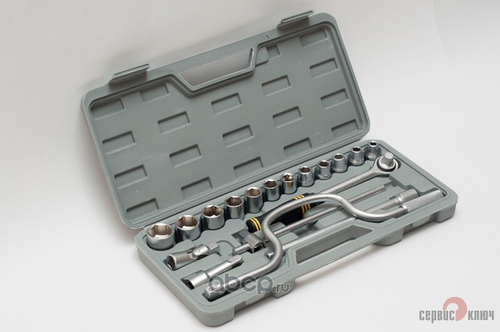Набор шоф.инст. (19 предм.) №3 пласт. футляр (Сервис Ключ)