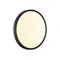7660/24L MITRA LED SN 087 Светильник пластик/белый/черный LED 24Вт 3000/4000K D300 IP40 ALFA BLACK