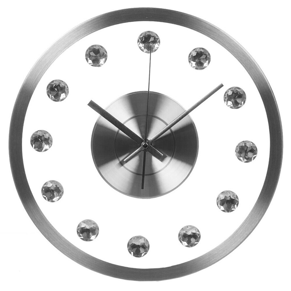 Часы настенные 30*4см серебро, EG7755ES