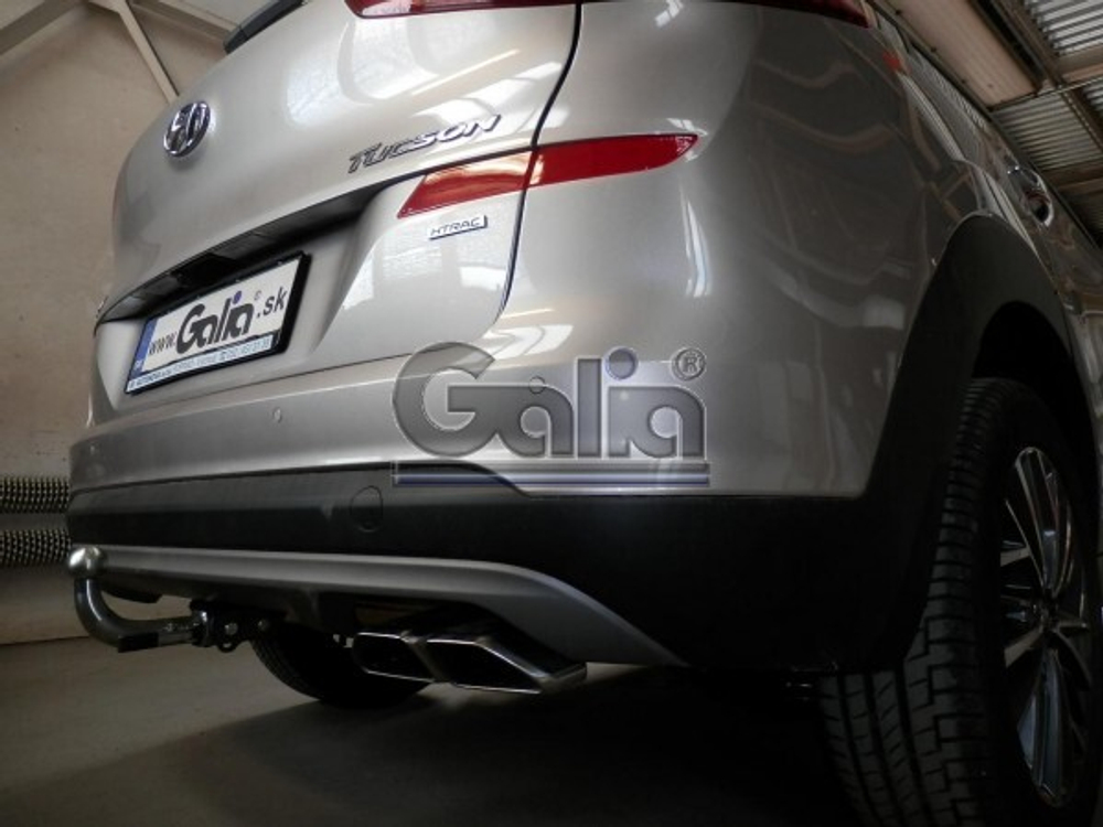 Фаркоп оцинкованный Galia H103A для Hyundai Tucson 2018-(паспорт и сертификат в комплекте)(без электрики)