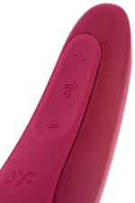Вакуумно-волновой стимулятор Satisfyer Curvy 1+ с возможностью управления через приложение красный