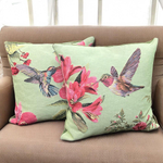 Подушка Колибри гобеленовая 45х45 см