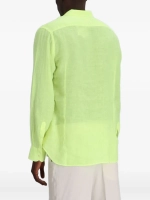 Рубашка MC Saint Barth Pamplona желтый неон