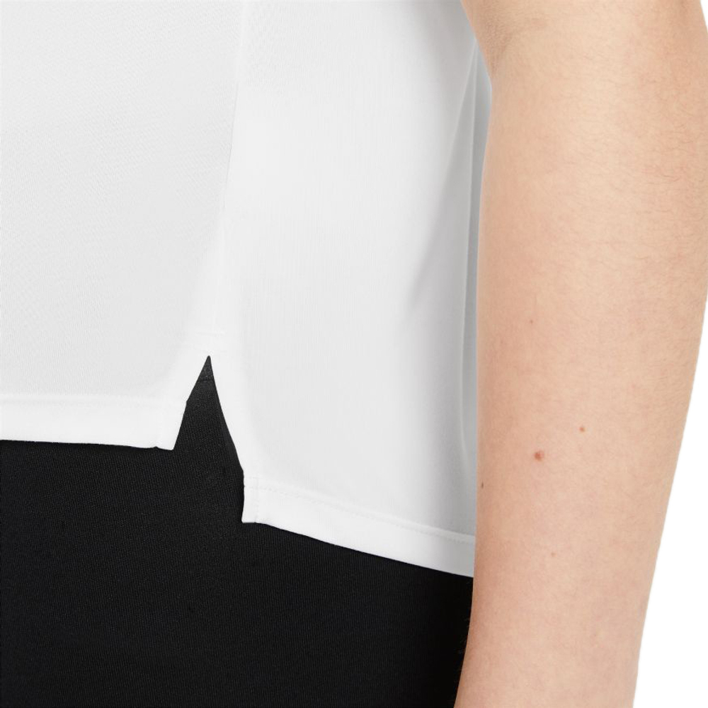 Футболка для девочки теннисная Nike Dri-Fit One SS Top GX G - white/black