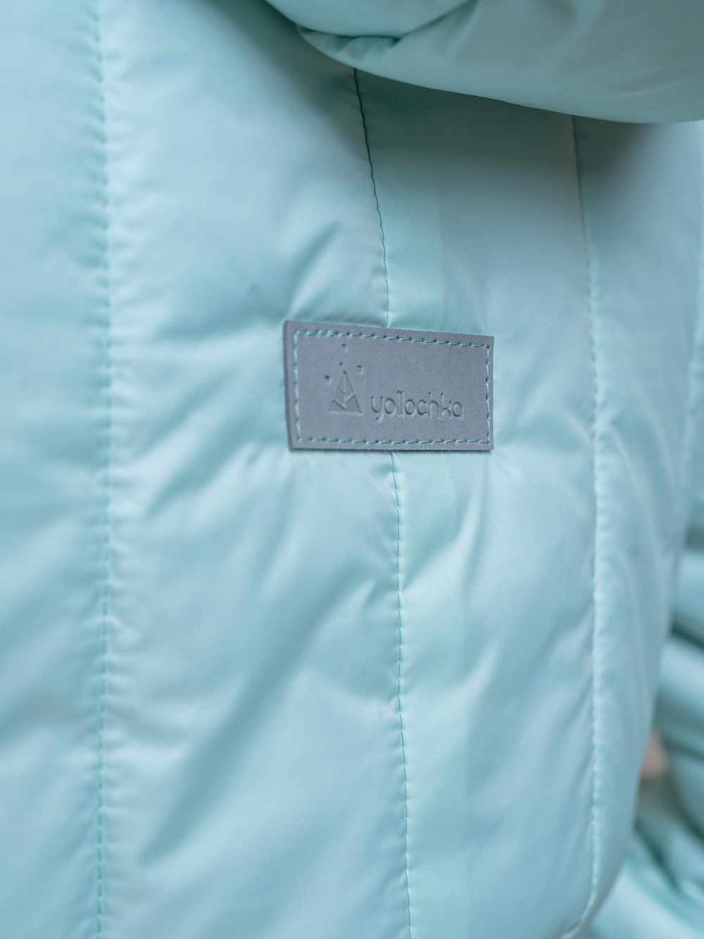 Пальто женское "Голд" мята