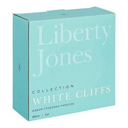Набор глубоких тарелок 2шт 750мл Liberty Jones White Cliffs