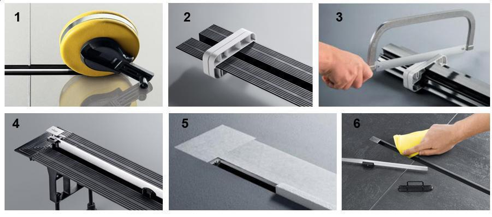 Душевой лоток Viega Advantix Vario Set (хром) 704360