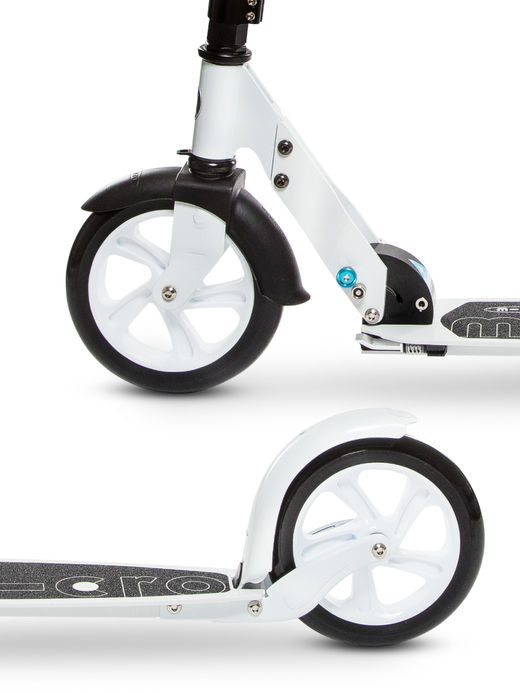 Колесо 200 мм белое (блистер, abec 9)