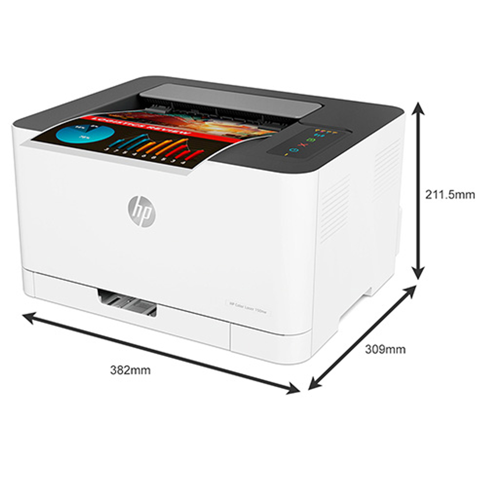 Принтер HP Color Laser 150nw A4, 18 стр./мин, Wi-Fi, цветной (Уценка)