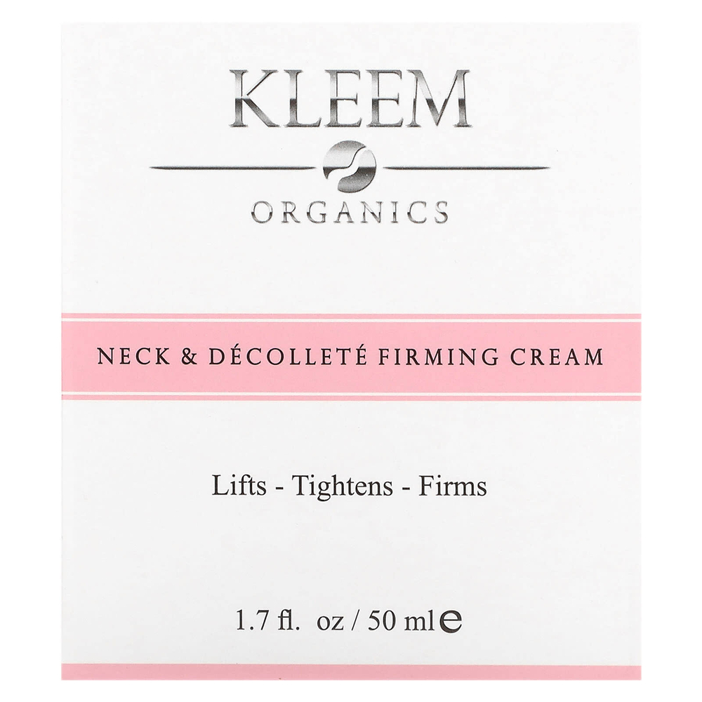 Kleem Organics, подтягивающий крем для шеи и декольте, для всех типов кожи, 50 мл (1,7 жидк. унции)