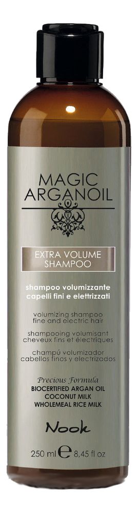 Nook  Шампунь для придания объёма тонким и наэлектризованным волосам -  Extra Volume Shampoo, 250 мл