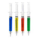 Ручка шариковая, автоматическая, Basir, синие чернила, корпус в форме шприца, 48 шт