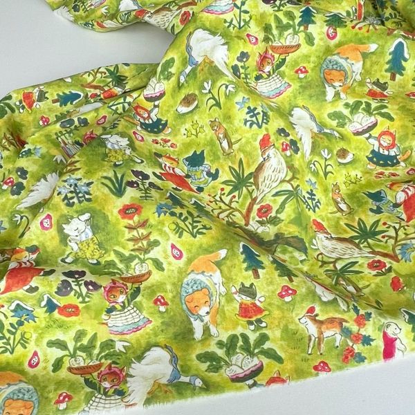 ЛЕСНАЯ ВЕЧЕРИНКА, 100% хлопок Handmade Fabrics 2