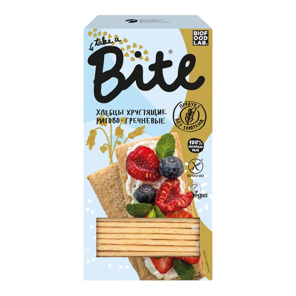 Рисово-гречневые хлебцы Bite, 150г (Bite)