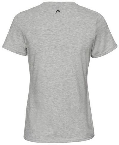 Женская теннисная футболка Head Club Lara T-Shirt - grey melange