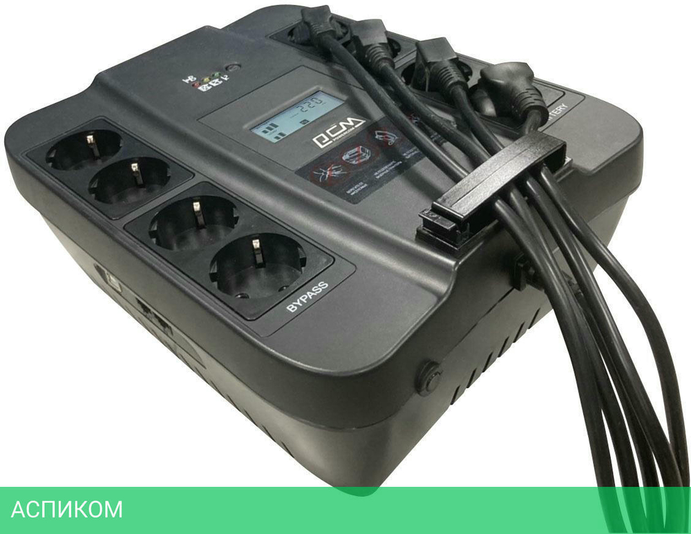 Источник бесперебойного питания Powercom Spider LCD USB (SPD-550U)