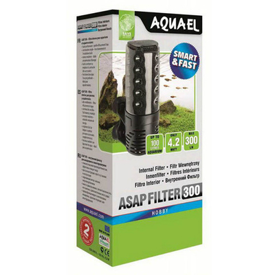 Aquael Asap 300 внутренний фильтр (до 100 л), 320 л/ч