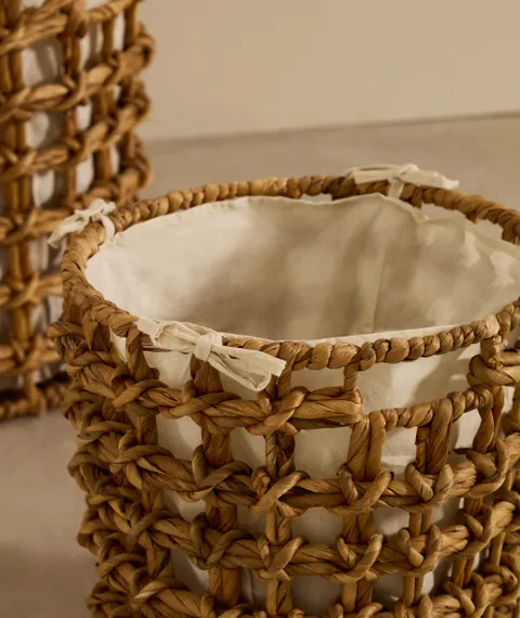 Набор из 2 корзин Dena из натурального волокна Ø30 и Ø38 см