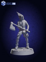 Кровавые охотники Набор для настольных игр ДнД (DnD),Pathfinder, НРИ. Масштаб 32 мм (1:56). Миниатюр;
