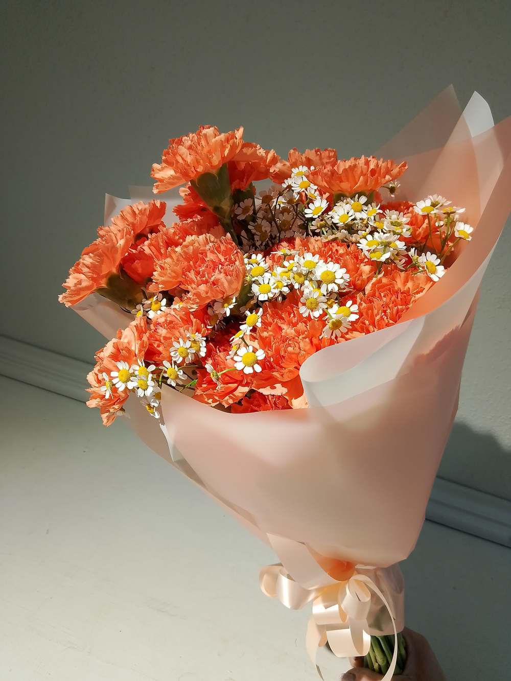 Букет из хризантем и альстромерии (С0033)