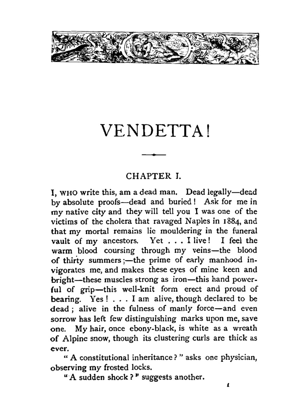 Vendetta. Or, The story of one forgotten | Marie Corelli