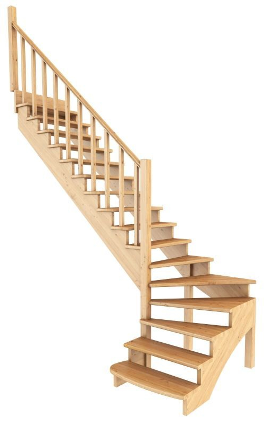 Лестница на второй этаж К-001м/5 Левая