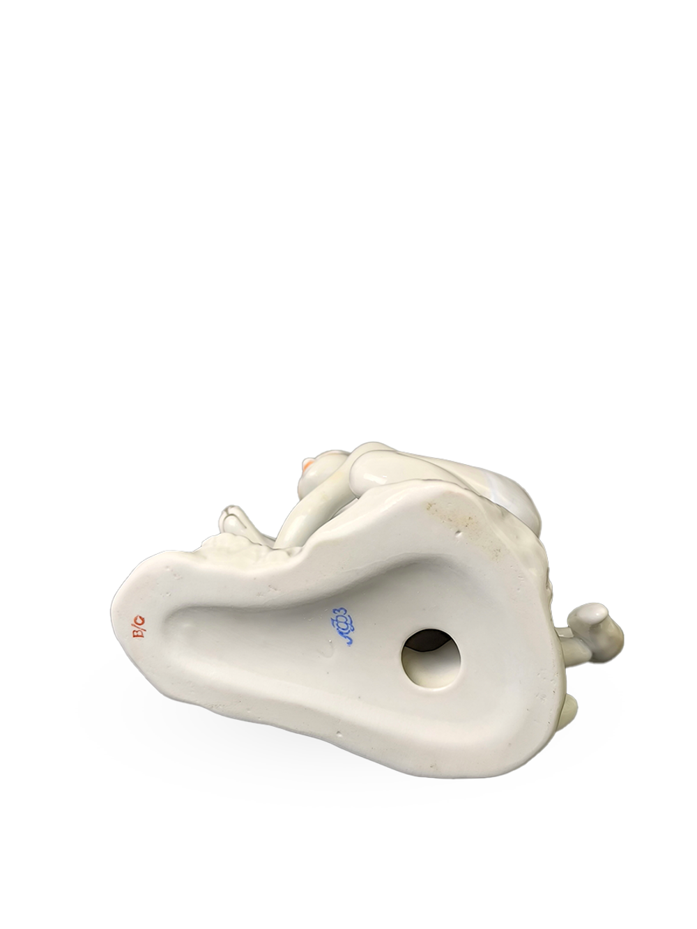 Фарфоровая статуэтка "Юный пограничник с собакой" ЛФЗ