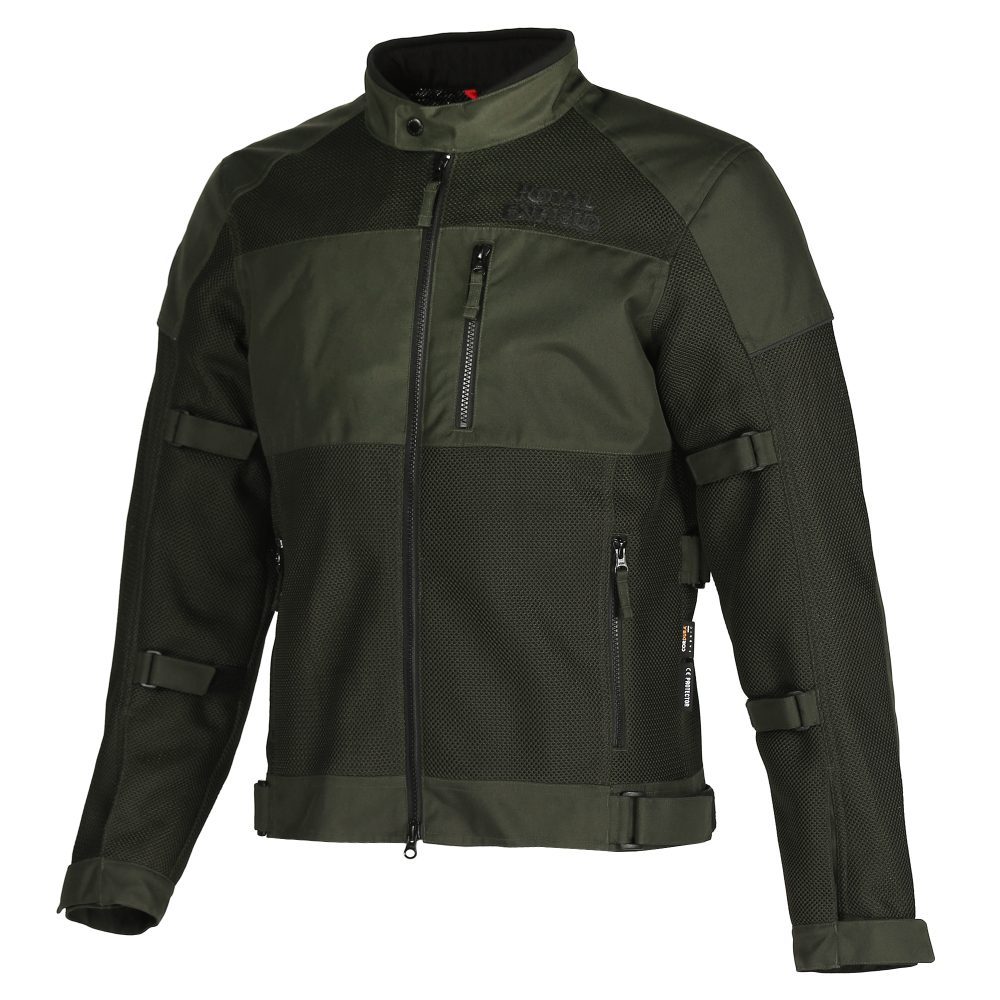 Куртка мужская текстильная Royal Enfield, цвет - оливковый, размер - XL, арт. RRGJKM000040 (JKSS20R02OLIVE)