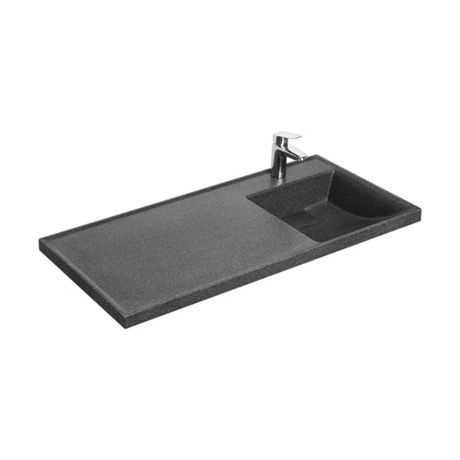 Раковина в ванную из литого мрамора AQUATON Лондри 120 правая