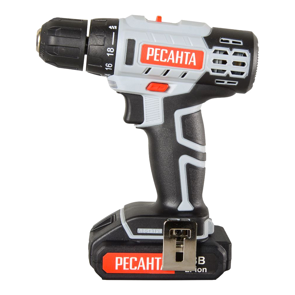 Дрель-шуруповерт аккумуляторная Ресанта ДА-50Л2-18А