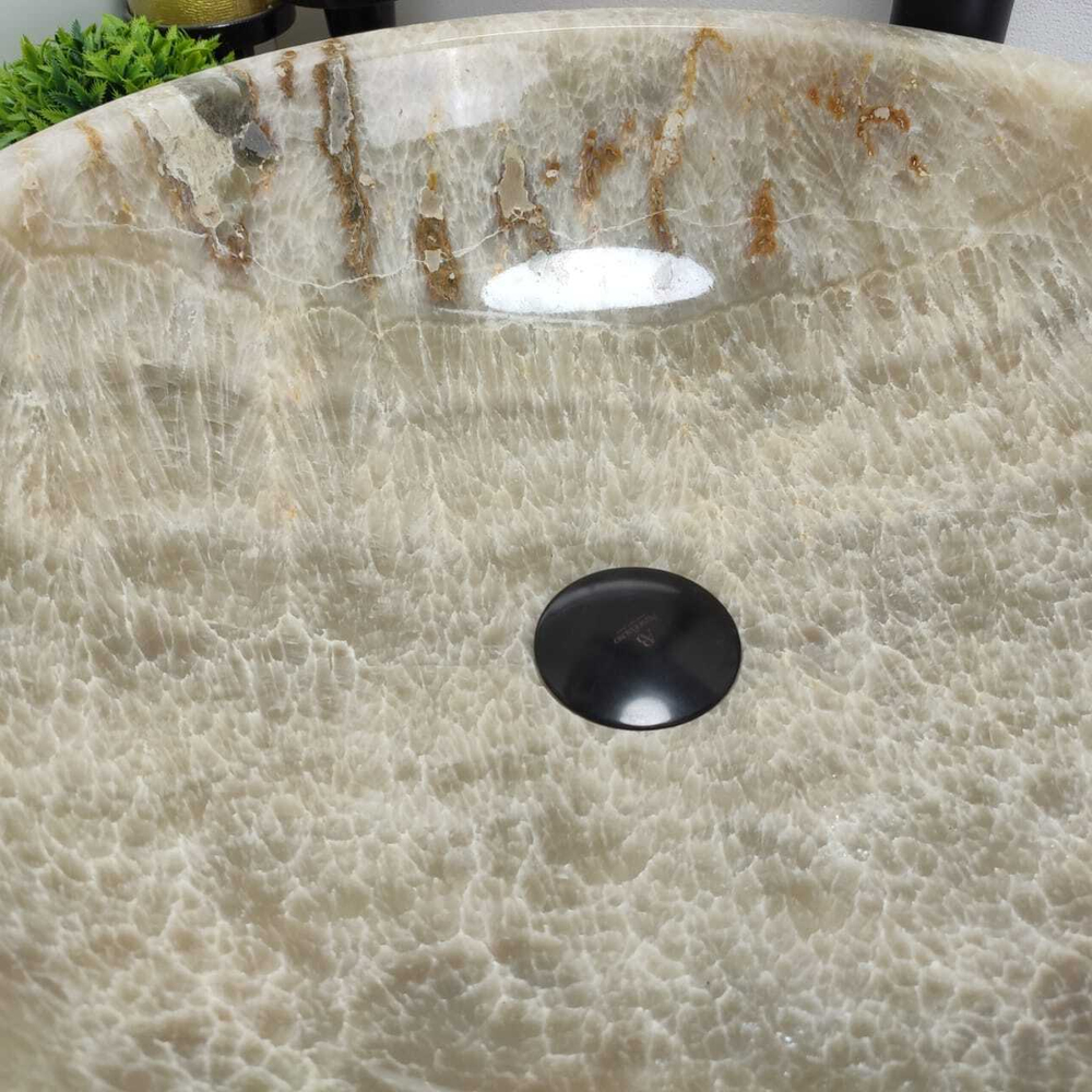 Раковина из оникса Bowl Grey TinLip BO-60609 TinLip 45*45*15