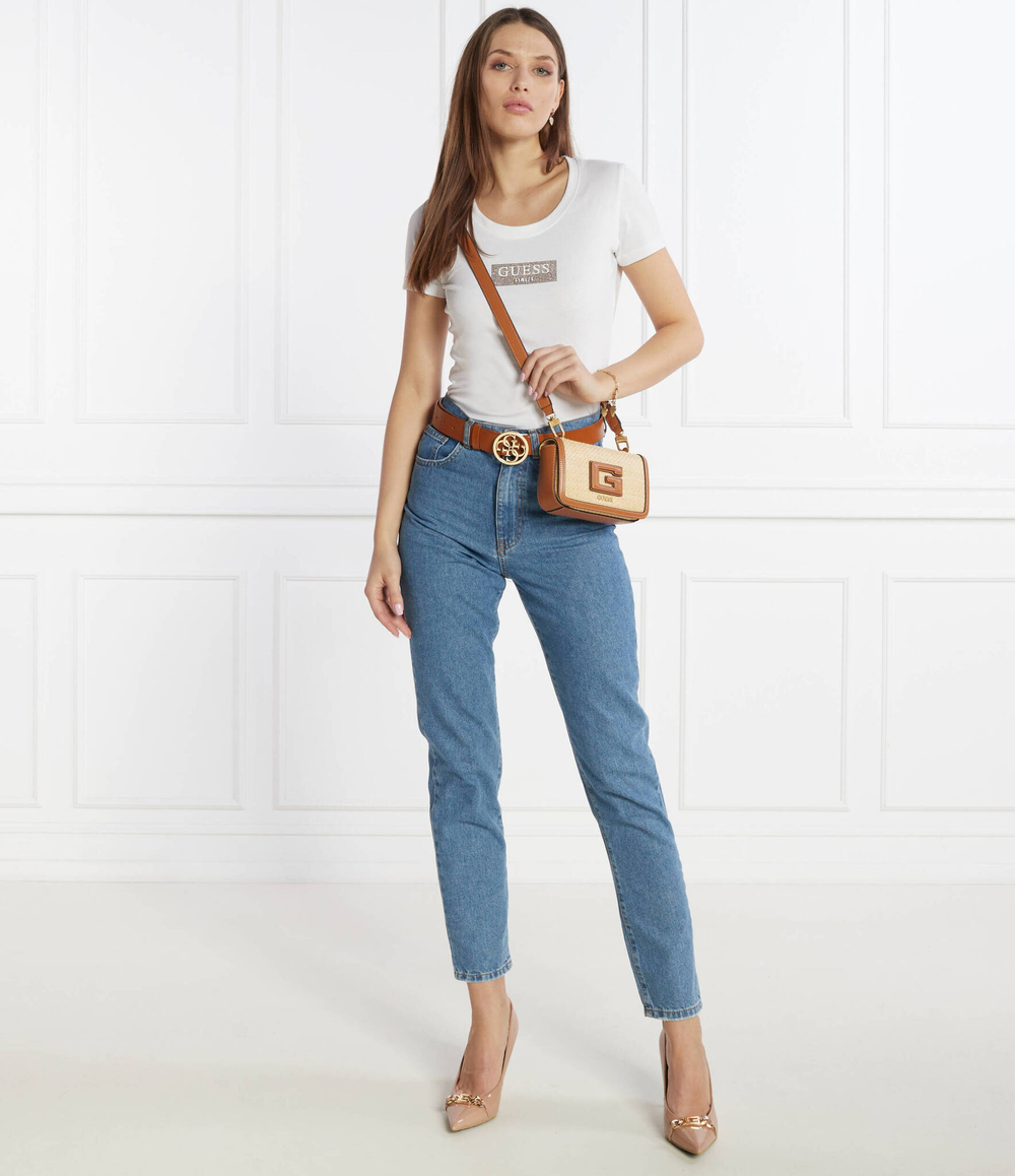 Сумка через плечо COMPARTME Guess - бежевый(HWWA91 98780)