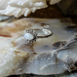 Кольцо ОКО-2, лунный камень/серебро