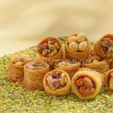 Кадаиф "Kusyuvasi" Гнездо микс орехов