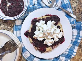 Черничный шортбред