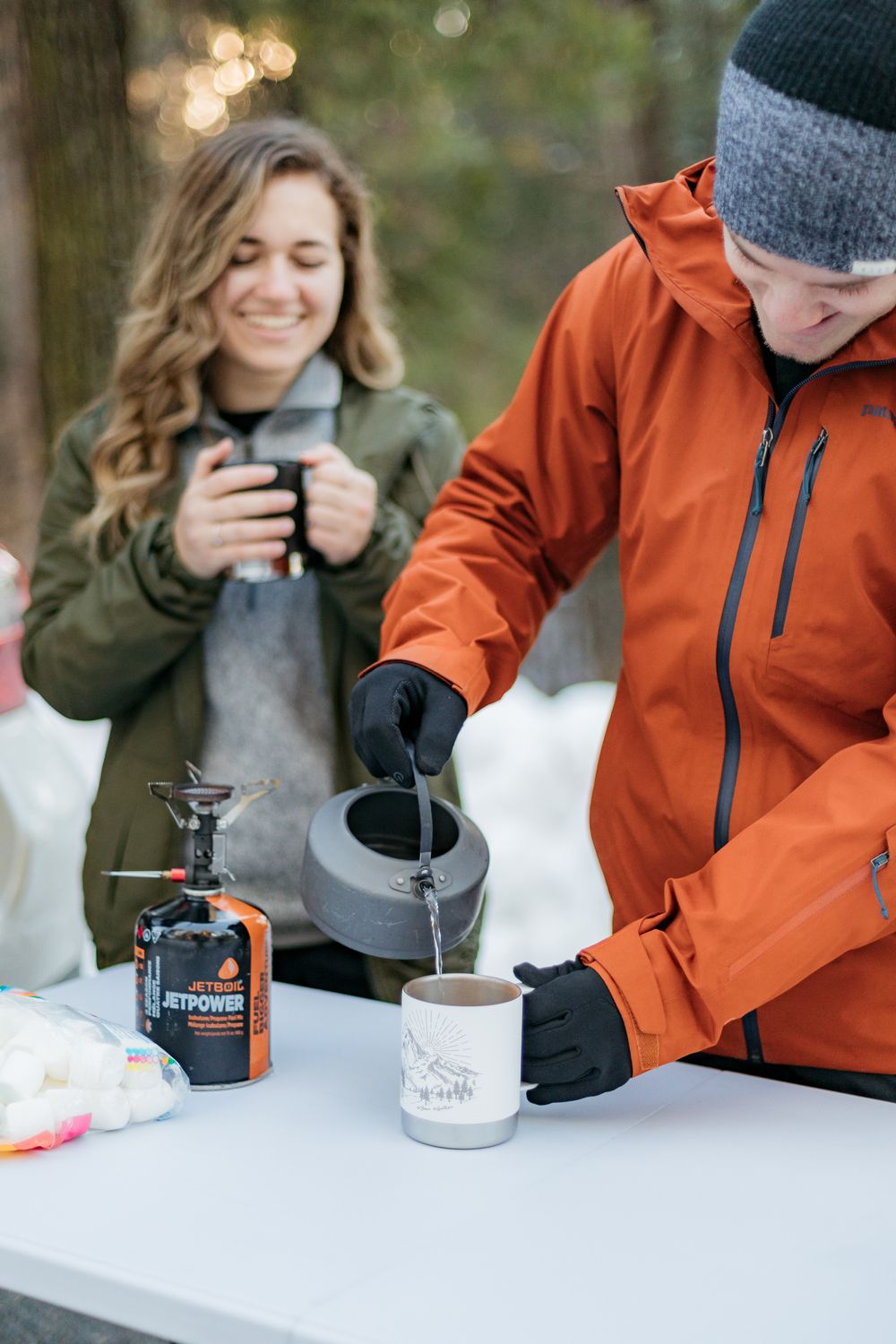 Термокружка Klean Kanteen Camp Mug 12oz (355 мл) Mountain White