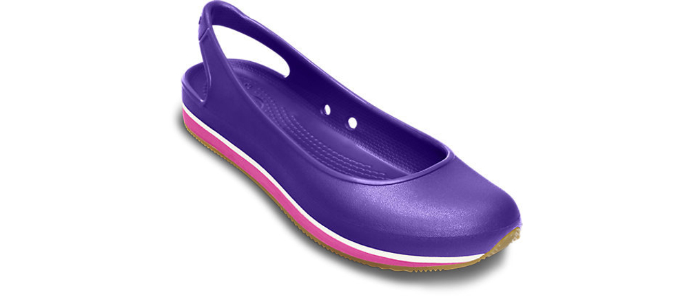 Балетки Crocs Retro Slingback Flat Ultraviolet / Fuchsia