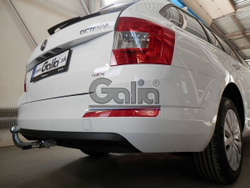 Фаркоп оцинкованный Galia S105C для Skoda Octavia седан/универсал 2013-(паспорт и сертификат в комплекте)(без электрики)