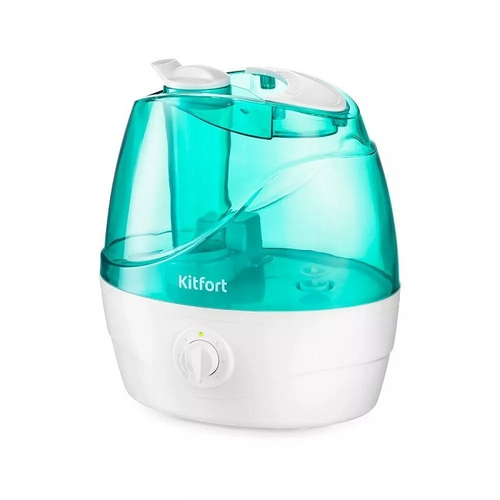 Увлажнитель воздуха Kitfort КТ-2834-3, ультразвуковой, белый/бирюзовый