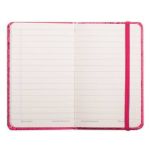 Записная книжка А7, 64л., обл. кожзам, тиснение, Brauberg Irida, красный