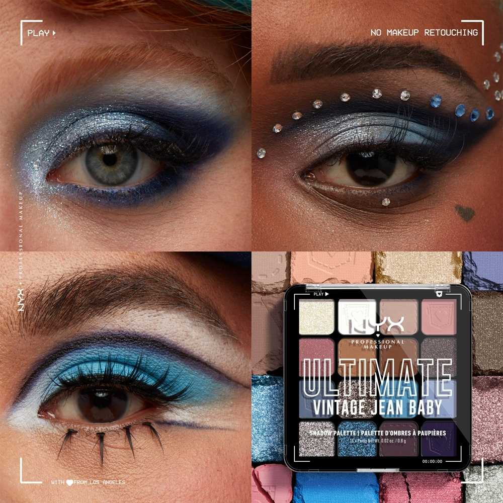 NYX Professional Makeup Ultimate Shadow Palette - тени для век, 16× 0,8 g