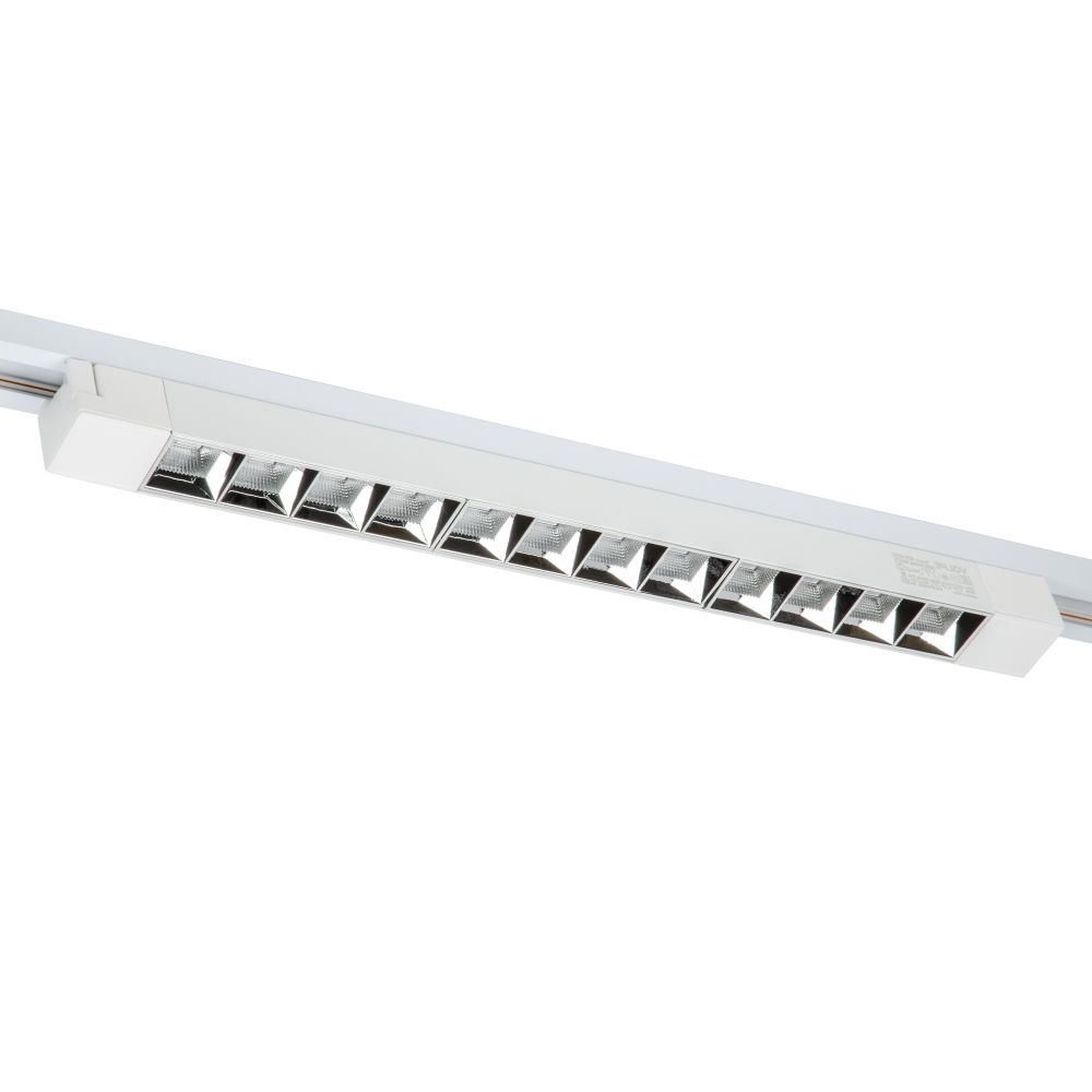 ULB-Q282 30W-4000K WHITE Светильник-прожектор светодиодный трековый. Линейный. 2500 Лм. Белый свет 4000К. Корпус белый. ТМ Volpe