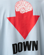 UNDERCOVER ЛОНГСЛИВ ГОЛУБОЙ DOWN