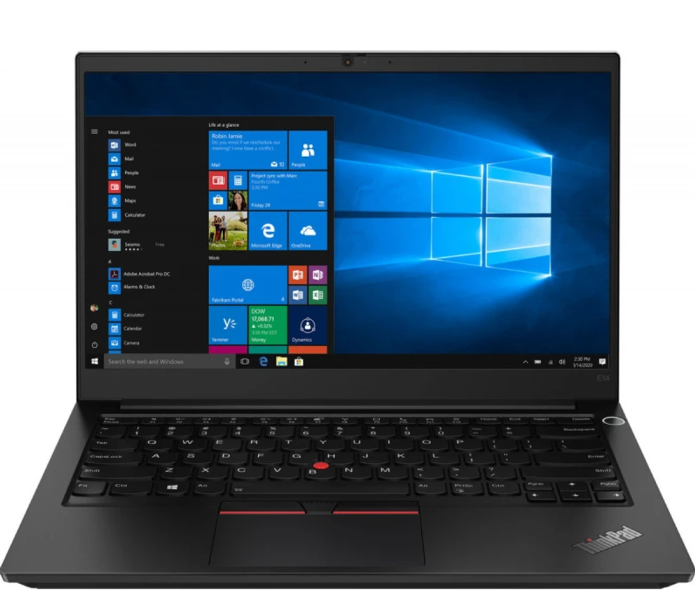 14" Ноутбук Lenovo ThinkPad E14 Gen 1 (1920x1080, Intel Core i5-10210U, Ram 8ГБ, SSD 256ГБ, Intel UHD Graphics, Win 10 Pro)